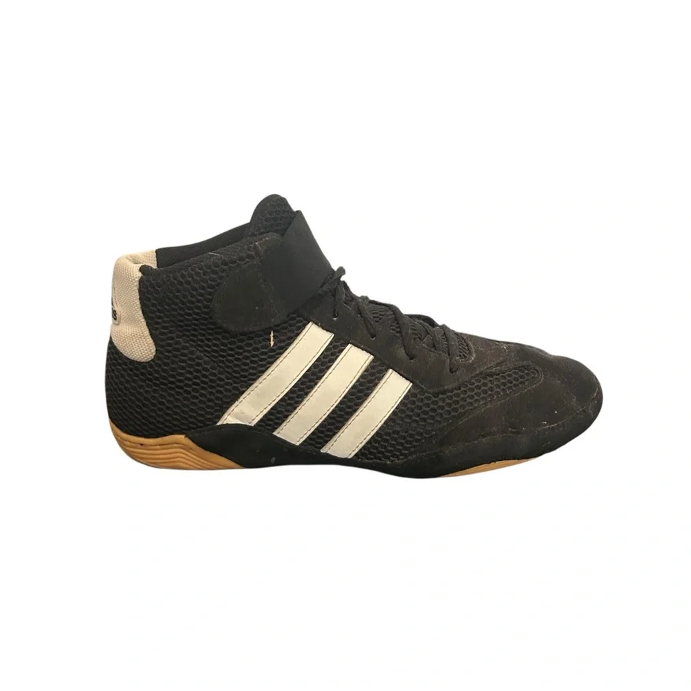 Adidas Men’s Combat Speed IV 116378 Black White Wrestling Shoes Size 10
